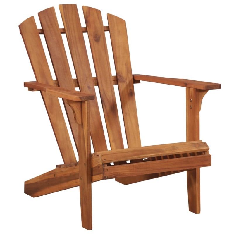 vidaXL Sedia da Giardino Adirondack in Legno Massello di Acacia 
