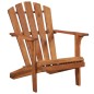 vidaXL Sedia da Giardino Adirondack in Legno Massello di Acacia 