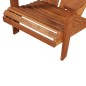 vidaXL Sedia da Giardino Adirondack in Legno Massello di Acacia 
