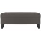 Panca Grigia 100x35x41 cm in Similpelle
