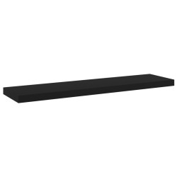 vidaXL Ripiani per Libreria 4pz Neri 40x10x1,5cm in Legno Multistrato