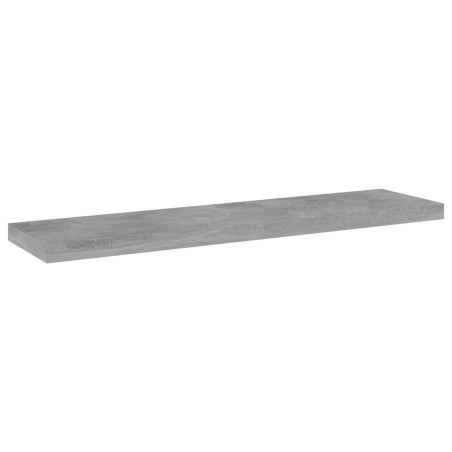vidaXL Ripiani per Libreria 4pz Grigio Cemento 40x10x1,5cm Multistrato