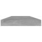vidaXL Ripiani per Libreria 4pz Grigio Cemento 40x10x1,5cm Multistrato vidaXL Ripiani per Libreria 4pz Grigio Cemento 40x10x1,5cm Multistrato