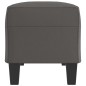 Panca Grigia 100x35x41 cm in Similpelle