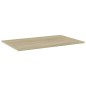 vidaXL Ripiani per Libreria 4pz Rovere Sonoma 80x50x1,5cm Multistrato vidaXL Ripiani per Libreria 4pz Rovere Sonoma 80x50x1,5cm Multistrato