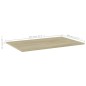 vidaXL Ripiani per Libreria 4pz Rovere Sonoma 80x50x1,5cm Multistrato vidaXL Ripiani per Libreria 4pz Rovere Sonoma 80x50x1,5cm Multistrato
