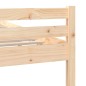 vidaXL Giroletto senza Materasso Ambrato in Legno Massello 140x200 cm vidaXL Giroletto senza Materasso Ambrato in Legno Massello 140x200 cm