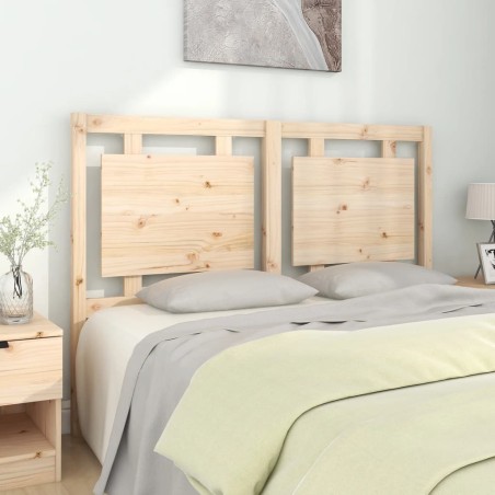 vidaXL Testiera per Letto 140,5x4x100 cm in Legno Massello di Pino