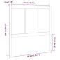 vidaXL Testiera per Letto 80,5x4x100 cm in Legno Massello di Pino vidaXL Testiera per Letto 80,5x4x100 cm in Legno Massello di Pino