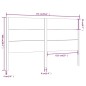 vidaXL Testiera per Letto Bianca 141x4x100cm in Legno Massello di Pino vidaXL Testiera per Letto Bianca 141x4x100cm in Legno Massello di Pino
