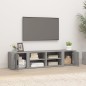 Mobili TV 2 pz Grigio Sonoma 80x31,5x36 cm Legno Multistrato Mobili TV 2 pz Grigio Sonoma 80x31,5x36 cm Legno Multistrato