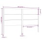 vidaXL Testiera per Letto 186x4x100 cm in Legno Massello di Pino vidaXL Testiera per Letto 186x4x100 cm in Legno Massello di Pino
