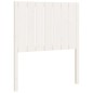 Testiera per Letto Bianca 80,5x4x100 cm Legno Massello di Pino Testiera per Letto Bianca 80,5x4x100 cm Legno Massello di Pino