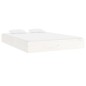 vidaXL Giroletto Bianco in Legno Massello 140x200 cm vidaXL Giroletto Bianco in Legno Massello 140x200 cm