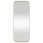 Specchio da Parete Dorato 30x80 cm Rettangolare