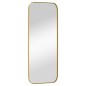 Specchio da Parete Dorato 30x80 cm Rettangolare