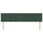 Testiera 2 pz Verde Scuro 80x5x78/88 cm in Velluto Testiera 2 pz Verde Scuro 80x5x78/88 cm in Velluto