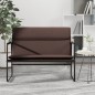 Panca Marrone 100x64x80 cm in Similpelle