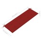 Panchina da Giardino 3 Posti e Cuscino 150cm Massello Eucalipto Panchina da Giardino 3 Posti e Cuscino 150cm Massello Eucalipto