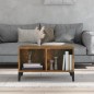 Tavolino da Salotto Rovere Fumo 60x50x36,5 cm Legno Multistrato Tavolino da Salotto Rovere Fumo 60x50x36,5 cm Legno Multistrato