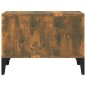 Tavolino da Salotto Rovere Fumo 60x50x36,5 cm Legno Multistrato Tavolino da Salotto Rovere Fumo 60x50x36,5 cm Legno Multistrato