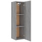 Set di Mobili Porta TV 4 pz Grigio Sonoma in Legno Multistrato Set di Mobili Porta TV 4 pz Grigio Sonoma in Legno Multistrato