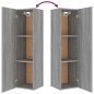 Set di Mobili Porta TV 4 pz Grigio Sonoma in Legno Multistrato Set di Mobili Porta TV 4 pz Grigio Sonoma in Legno Multistrato
