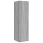 vidaXL Set Mobili Porta TV 8pz Grigio Sonoma in Legno Multistrato vidaXL Set Mobili Porta TV 8pz Grigio Sonoma in Legno Multistrato