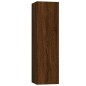 Set Mobili Porta TV 6 pz Rovere Marrone in Legno Multistrato Set Mobili Porta TV 6 pz Rovere Marrone in Legno Multistrato