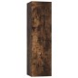 vidaXL Set di Mobili Porta TV 6 pz Rovere Fumo in Legno Multistrato vidaXL Set di Mobili Porta TV 6 pz Rovere Fumo in Legno Multistrato