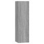 Set di Mobili Porta TV 8 pz Grigio Sonoma in Legno Multistrato Set di Mobili Porta TV 8 pz Grigio Sonoma in Legno Multistrato