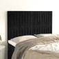vidaXL Testiere 4 pz Nere 72x5x78/88 cm in Velluto vidaXL Testiere 4 pz Nere 72x5x78/88 cm in Velluto