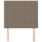 vidaXL Testiera 2 pz Tortora 100x5x78/88 cm in Tessuto