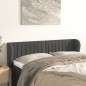 vidaXL Testiera ad Orecchio Grigio Scuro 147x23x78/88 cm in Velluto vidaXL Testiera ad Orecchio Grigio Scuro 147x23x78/88 cm in Velluto