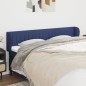 vidaXL Testiera ad Orecchio Blu 163x23x78/88cm in Tessuto vidaXL Testiera ad Orecchio Blu 163x23x78/88cm in Tessuto
