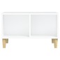Tavolino da Salotto Bianco 60x50x36,5 cm in Legno Multistrato Tavolino da Salotto Bianco 60x50x36,5 cm in Legno Multistrato