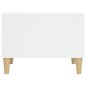 Tavolino da Salotto Bianco 60x50x36,5 cm in Legno Multistrato Tavolino da Salotto Bianco 60x50x36,5 cm in Legno Multistrato
