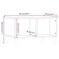 Tavolino da Salotto Bianco 60x50x36,5 cm in Legno Multistrato Tavolino da Salotto Bianco 60x50x36,5 cm in Legno Multistrato