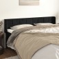 vidaXL Testiera ad Orecchio Nera 163x16x78/88 cm in Velluto vidaXL Testiera ad Orecchio Nera 163x16x78/88 cm in Velluto