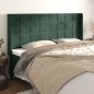 Testiera ad Orecchio Verde Scuro 163x16x118/128 cm in Velluto Testiera ad Orecchio Verde Scuro 163x16x118/128 cm in Velluto