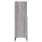 Credenza Grigio Sonoma 60x36x110 cm in Legno Multistrato Credenza Grigio Sonoma 60x36x110 cm in Legno Multistrato