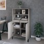 Credenza Grigio Sonoma 60x36x110 cm in Legno Multistrato Credenza Grigio Sonoma 60x36x110 cm in Legno Multistrato