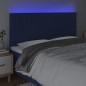 vidaXL Testiera a LED blu 200x5x118/128cm in Tessuto vidaXL Testiera a LED blu 200x5x118/128cm in Tessuto