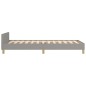 vidaXL Giroletto senza Materasso Grigio Chiaro 80x200 cm Tessuto vidaXL Giroletto senza Materasso Grigio Chiaro 80x200 cm Tessuto