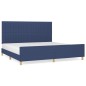 vidaXL Giroletto senza Materasso Blu 200x200 cm in Tessuto vidaXL Giroletto senza Materasso Blu 200x200 cm in Tessuto