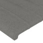 vidaXL Giroletto senza Materasso Grigio Scuro 160x200 cm Tessuto