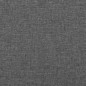 vidaXL Giroletto senza Materasso Grigio Scuro 160x200 cm Tessuto
