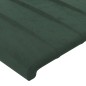 Giroletto con Testiera Verde Scuro 140x190 cm in Velluto Giroletto con Testiera Verde Scuro 140x190 cm in Velluto