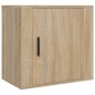 vidaXL Comodini a Muro 2 pz Rovere Sonoma 50x30x47 cm vidaXL Comodini a Muro 2 pz Rovere Sonoma 50x30x47 cm