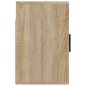 vidaXL Comodini a Muro 2 pz Rovere Sonoma 50x30x47 cm vidaXL Comodini a Muro 2 pz Rovere Sonoma 50x30x47 cm